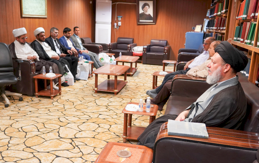 وفد مركز تراث الحلّة في زيارة علميّة إلى النّجف الأشرف