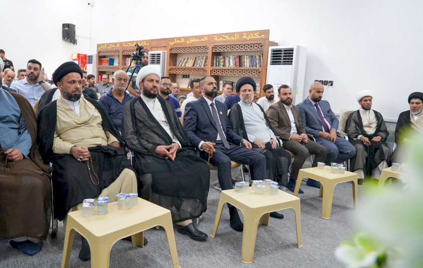 وفد مركز تراث الحلة يشارك في حفل افتتاح مزار العلامة المحقق الحلي