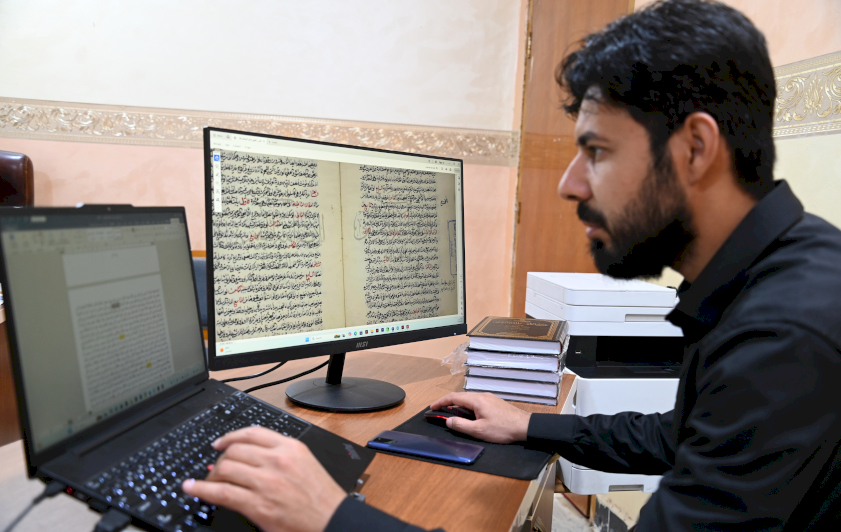 قسم شؤون المعارف يوضح مراحل الإخراج الطباعي لإصدارات مركز تراث الجنوب