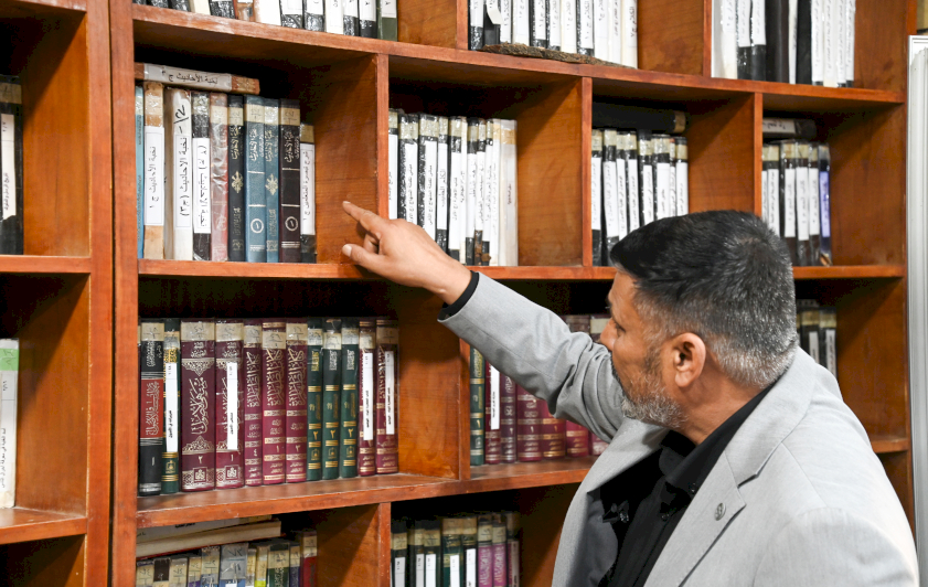 وفد من قسم شؤون المعارف يبحث التعاون العلمي مع مكتبة الإمام الصادق في قضاء الشطرة