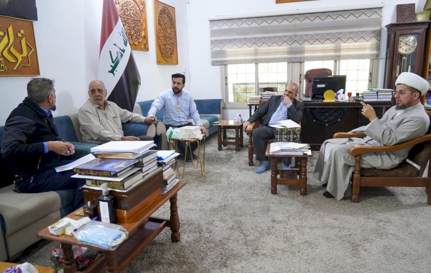 مركز تراث الحِلّة يبحث استعدادات مهرجان ولادة الإمام الحسن المجتبى عليه السلام