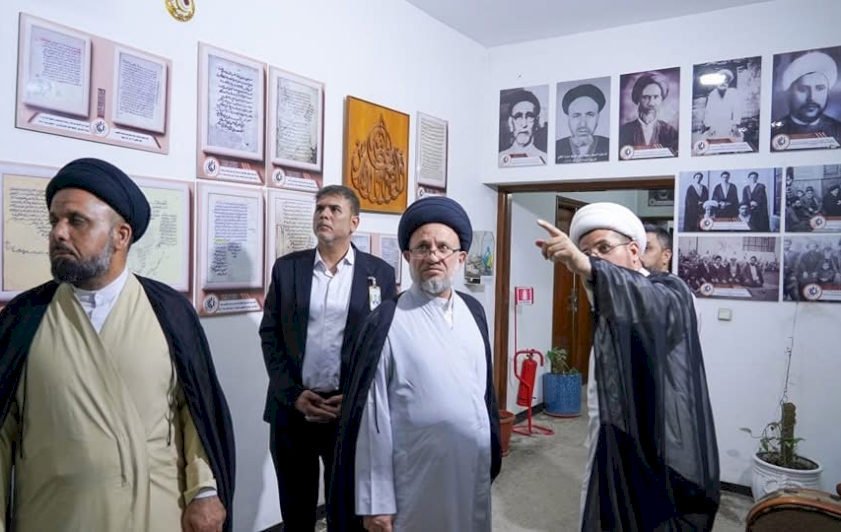 السَّيِّدُ عَزُّ الدِّينِ الحَكيمُ يُثني على منجزاتِ تُراثِ الحِلَّةِ
