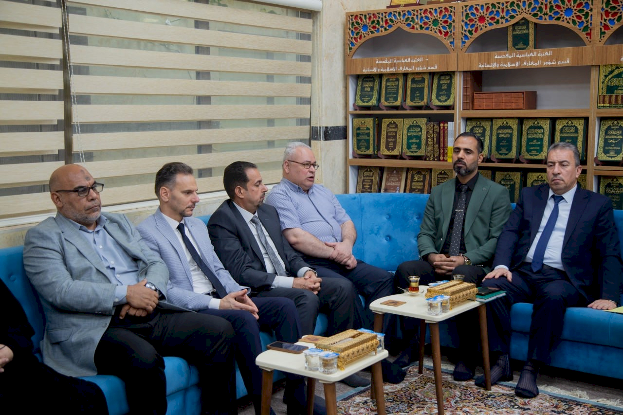 تعاونٌ أكاديميٌّ بين قسمِ المعارفِ وجامعةِ كربلاءَ