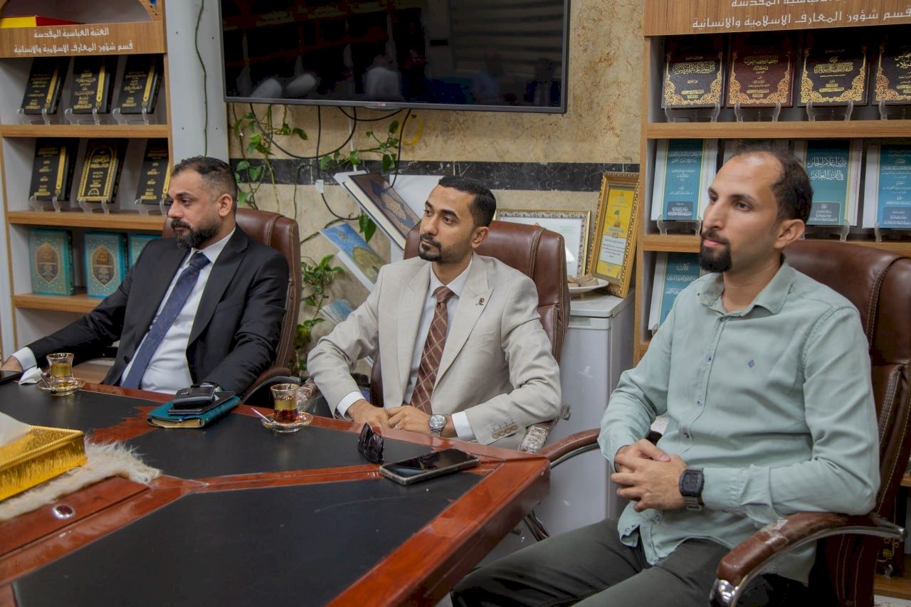 تعاونٌ أكاديميٌّ بين قسمِ المعارفِ وجامعةِ كربلاءَ